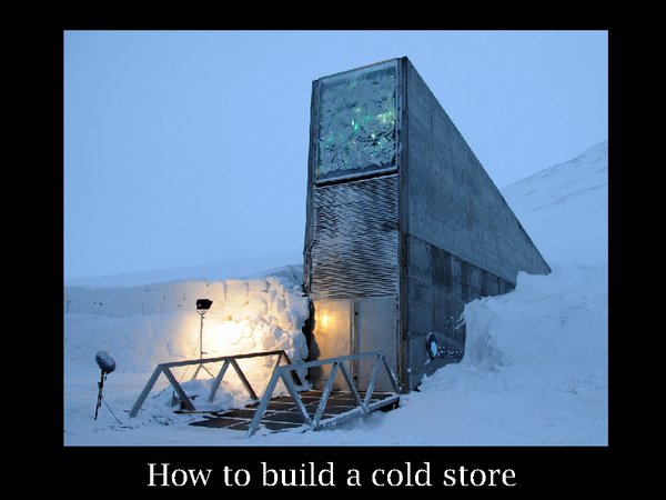 svalbard seed store entrance