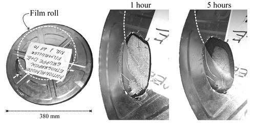 condensation in film can